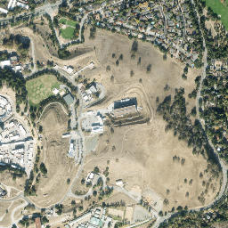 Stanford Hills California High Resolution Satellite Map