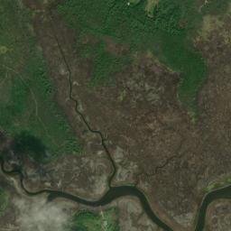 Mathews County map(satellite map)