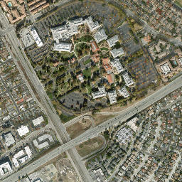 Agnew California High Resolution Satellite Map