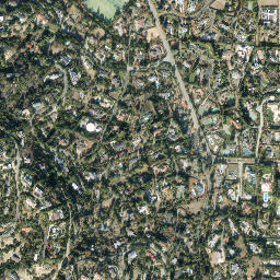 Los Altos Hills map(satellite map)
