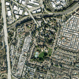 Sylvan Park California High Resolution Satellite Map