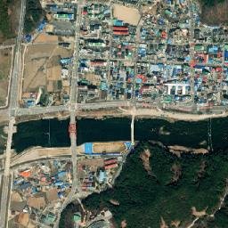 Pyeongchang-gun map(satellite map)
