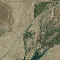 West Bishop map(satellite map)