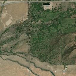 West Bishop California High Resolution Satellite Map