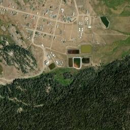 Platoro Colorado High Resolution Satellite Map