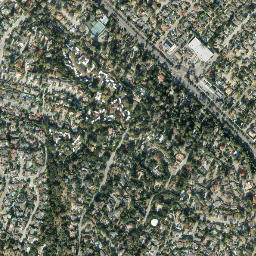 Woodland Acres California High Resolution Satellite Map