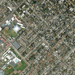 300-398 Dana Ave, San Jose, CA 95126, USA High Resolution Satellite Map