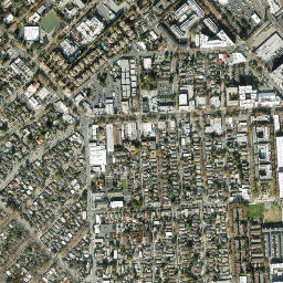 1036 W San Fernando St, San Jose, CA High Resolution Satellite Map