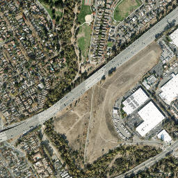 Mc Laughlin Ave & Interstate 280, San Jose, California High Resolution Satellite Map
