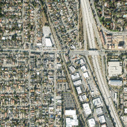 Monta Vista California High Resolution Satellite Map