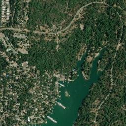 The Pines California High Resolution Satellite Map