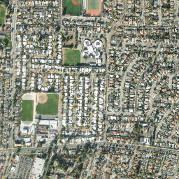 10421-10479 Corte De Seville Cupertino CA High Resolution Satellite Map
