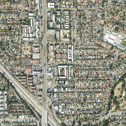 7215 Clarendon Street San Jose CA 95129 High Resolution Satellite Map