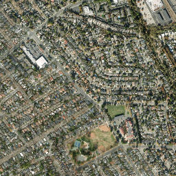 Willow Glen California High Resolution Satellite Map