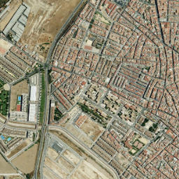 Coria del Río map(satellite map)