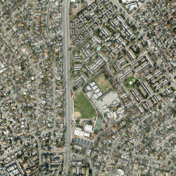 Seven Trees California High Resolution Satellite Map