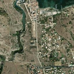 Brucoli map(satellite map)