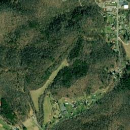 Brush Fork map(satellite map)