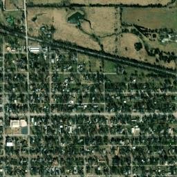 601-683 E Main St Cherryvale KS High Resolution Satellite Map