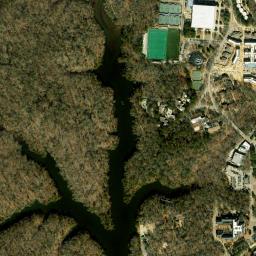 Satellite view of Golden Horseshoe Golf Club Green Course
