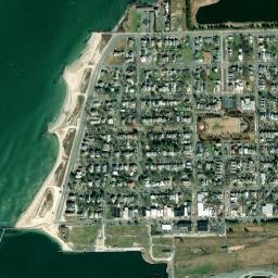 Cape Charles map(satellite map)