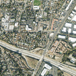 Vasona Junction California High Resolution Satellite Map