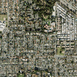 Edenvale California High Resolution Satellite Map