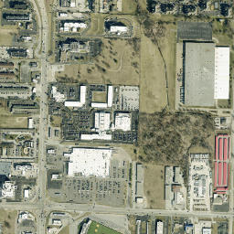 2540 North Glenstone Avenue, Springfield High Resolution Satellite Map