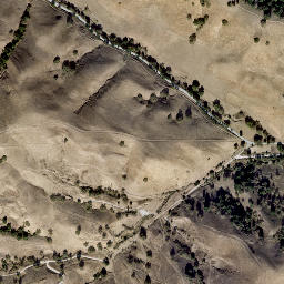 Santa Clara County map(satellite map)