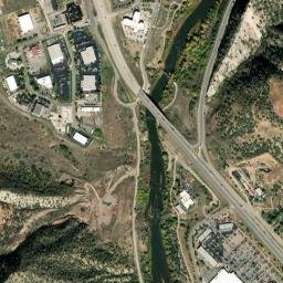 1111 S Camino Del Rio Durango CO High Resolution Satellite Map