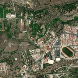 Francofonte map(satellite map)