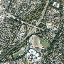 Los Gatos map(satellite map)