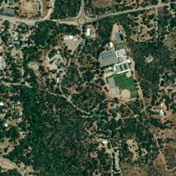 North Fork California High Resolution Satellite Map