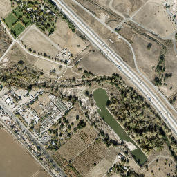 Coyote California High Resolution Satellite Map