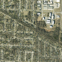 2932 East Monroe Terrace, Springfield, MO High Resolution Satellite Map