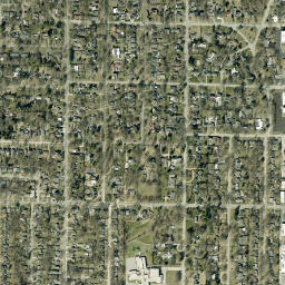1338 South Fairway Avenue, Springfield, MO High Resolution Satellite Map