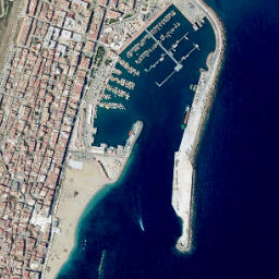 Garrucha map(satellite map)