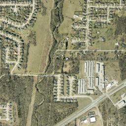 Satellite view of Horton Smith Municipal Golf Course