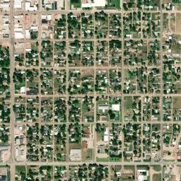 201-247 East 6th Street, Hugoton, KS High Resolution Satellite Map