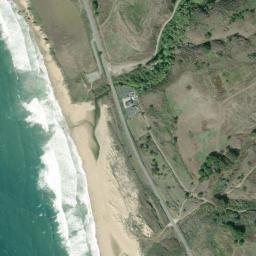 Satellite view of Gazos Creek