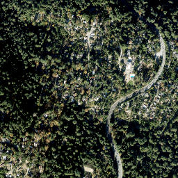 Redwood Estates California High Resolution Satellite Map