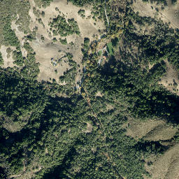 Twin Creeks California High Resolution Satellite Map