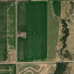 E 100th St S Wellington KS 67152 High Resolution Satellite Map