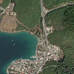 Güvercinlik map(satellite map)