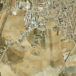 Sierra de Yeguas map(satellite map)