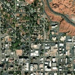 73 North Main Street, St. George, UT 84770 High Resolution Satellite Map
