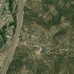 Starkville Colorado High Resolution Satellite Map