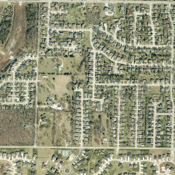 1422 West Pheasant Run Street, Springfield High Resolution Satellite Map