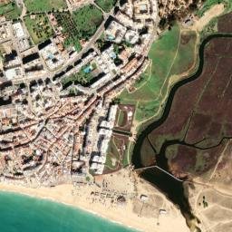 Armação de Pêra map(satellite map)