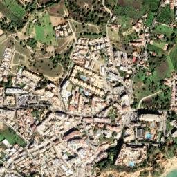 Olhos de Água map(satellite map)